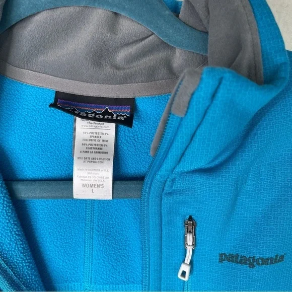 Patagonia Piton Hybrid Jacket Curacao Blue Women's Large